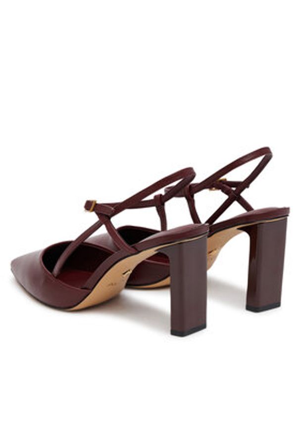 Aldo Sandały Darabriver 13839884 Bordowy. Kolor: czerwony. Materiał: skóra
