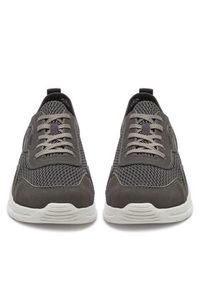 Rieker Sneakersy B7305-45 Szary. Kolor: szary. Materiał: materiał #7