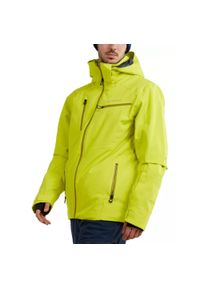 FUNDANGO - Kurtka narciarska męska Telluride Jacket. Kolor: żółty. Materiał: dresówka. Sport: narciarstwo