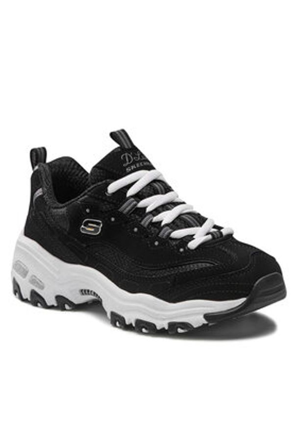 skechers - Skechers Sneakersy Biggest Fan 11930/BLK Czarny. Kolor: czarny. Materiał: materiał