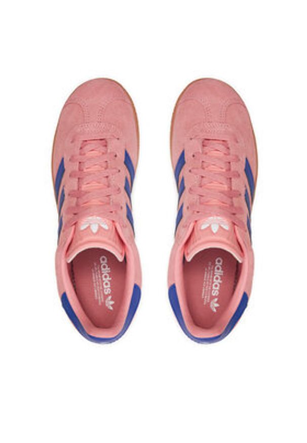 Adidas - adidas Sneakersy Gazelle J IG9153 Różowy. Kolor: różowy. Materiał: zamsz, skóra. Model: Adidas Gazelle