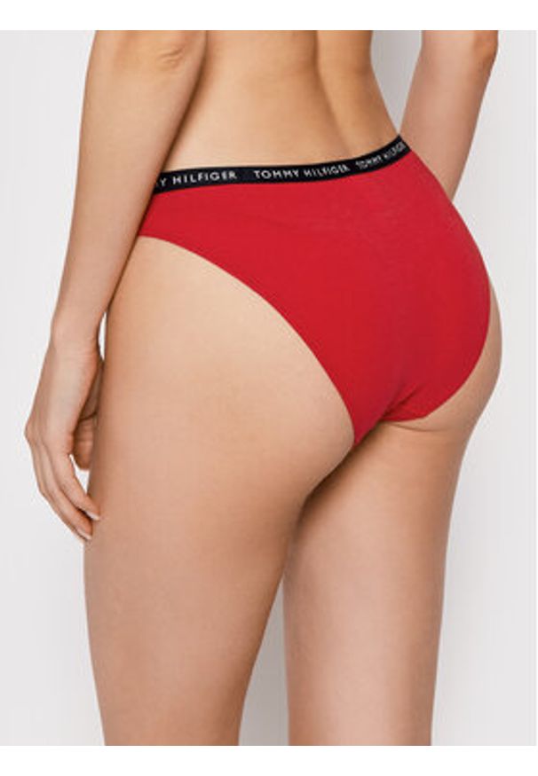 TOMMY HILFIGER - Tommy Hilfiger Komplet 3 par fig klasycznych UW0UW02828 Kolorowy. Materiał: bawełna. Wzór: kolorowy