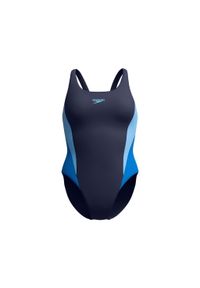Damski kostium kąpielowy 1-częściowy Speedo Colourblock 2.0. Kolor: niebieski #1
