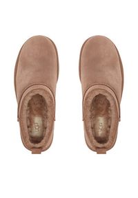 Ugg Śniegowce W Classic Micro 1173891 Beżowy. Kolor: beżowy. Materiał: skóra, zamsz #5