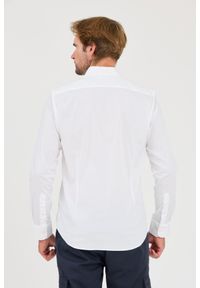 La Martina - LA MARTINA Biała męska koszula Poplin Stretch, Rozmiar M. Kolor: biały #5