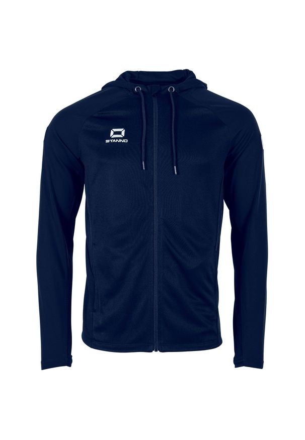 STANNO - Dziecięca bluza dresowa z zamkiem błyskawicznym Stanno Stadio. Kolor: niebieski. Materiał: dresówka. Sport: fitness