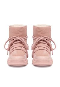 DeeZee Śniegowce DZN-025 Różowy. Kolor: różowy. Materiał: materiał #5
