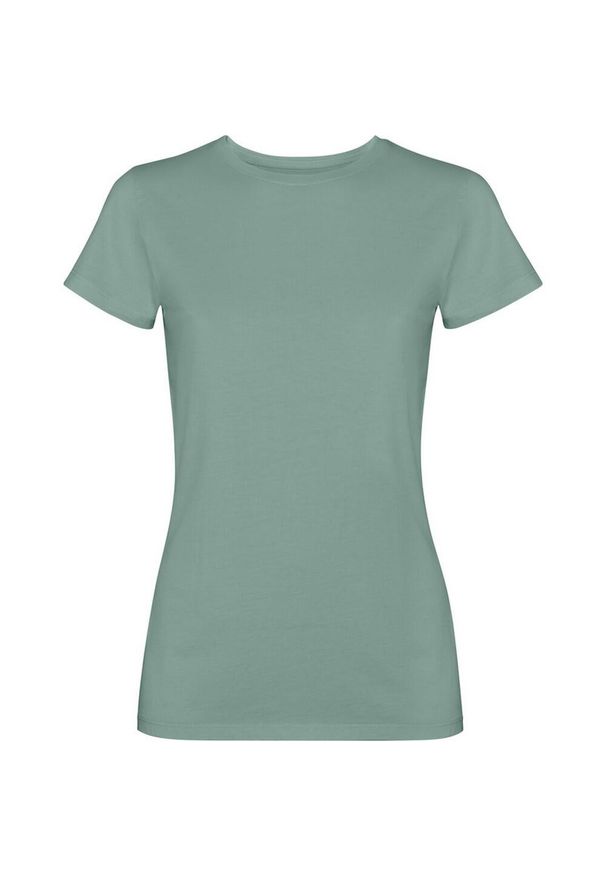 ROLY - T-shirt Damski Z Krótkim Rękawem Fiyi. Kolor: zielony. Długość rękawa: krótki rękaw. Długość: krótkie. Sport: turystyka piesza