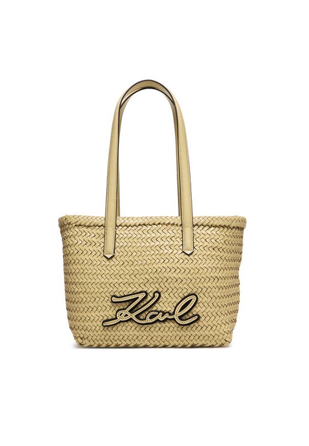 Karl Lagerfeld - KARL LAGERFELD Torebka B2W30206 Beżowy. Kolor: beżowy. Materiał: skórzane