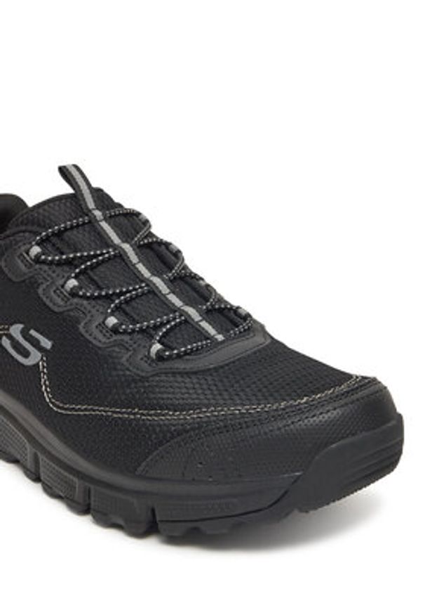 skechers - Skechers Sneakersy Summits At-Triple Bridges 237704/BBK Czarny. Kolor: czarny. Materiał: materiał