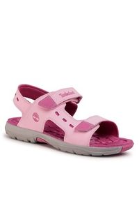 Timberland Sandały Moss Jump 2 Strap Sandal TB0A2APDX82 Różowy. Kolor: różowy. Materiał: materiał #9