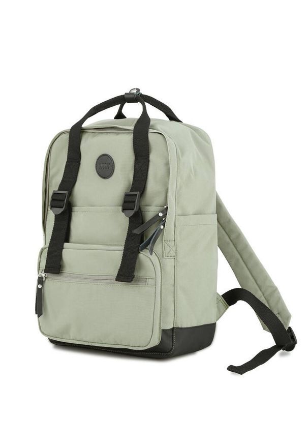 Plecak miejski Himawari 1085B-07 j. zielony. Kolor: zielony. Materiał: tkanina, poliester. Styl: elegancki, casual