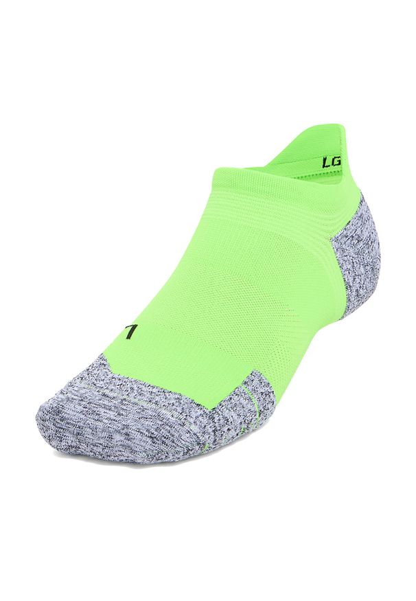 Skarpety Under Armour Dry Run Cushion No Show Tab. Kolor: zielony. Sport: bieganie
