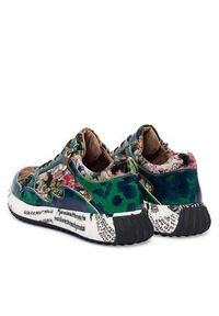 Laura Vita Sneakersy Burton 91 Zielony. Kolor: zielony. Materiał: skóra