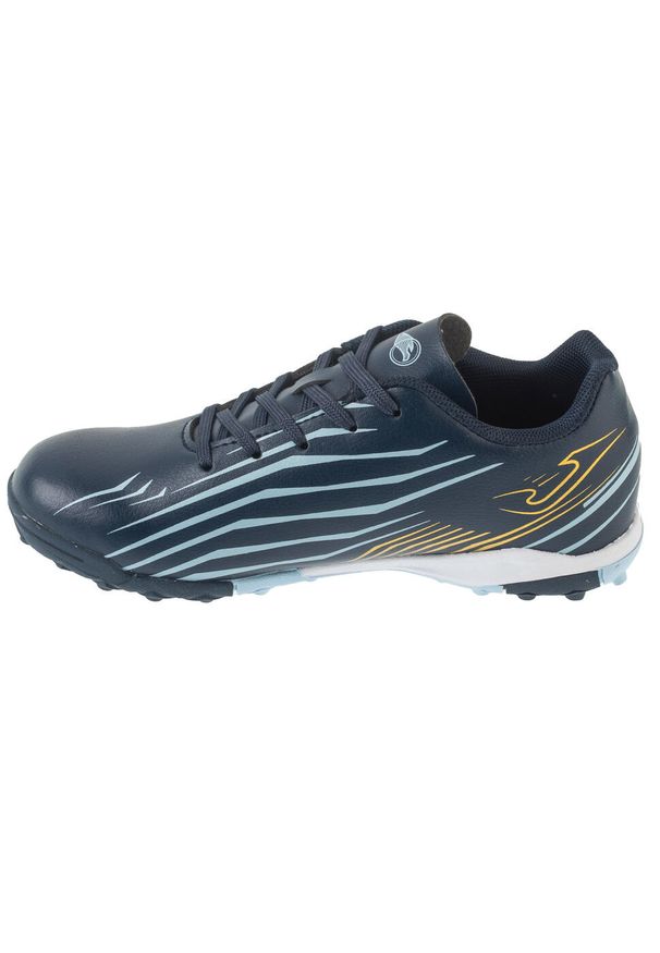 Joma - Buty piłkarskie turfy chłopięce, Propulsion Jr 2503 TF. Kolor: niebieski. Sport: piłka nożna