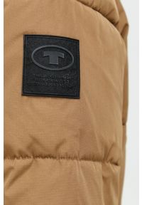 Tom Tailor kurtka męska kolor brązowy zimowa. Okazja: na co dzień. Kolor: brązowy. Materiał: włókno, materiał. Sezon: zima. Styl: casual #3