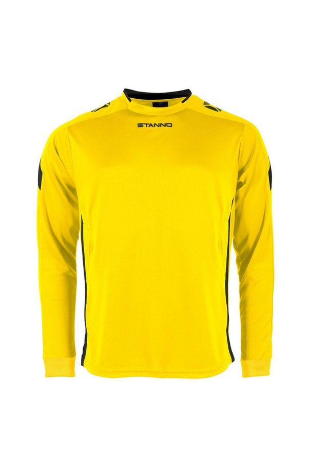 STANNO - Dżersej z długim rękawem Stanno Drive Match. Kolor: wielokolorowy, żółty, czarny. Materiał: jersey. Długość rękawa: długi rękaw. Długość: długie