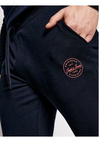Jack & Jones Spodnie dresowe Gordon 12165322 Granatowy Regular Fit. Kolor: niebieski. Materiał: bawełna #2