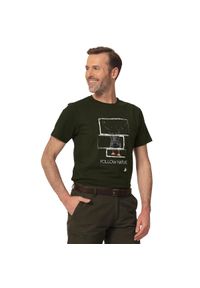 TAGART - T-shirt Tagart FNT Duck Green myśliwski nadruk. Kolor: zielony. Wzór: nadruk