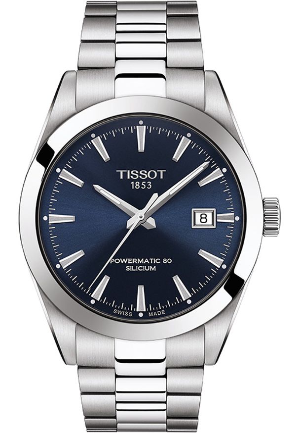 Zegarek Męski TISSOT Gentleman Powermatic 80 Silicium T-CLASSIC T127.407.11.041.00. Rodzaj zegarka: analogowe. Styl: casual, elegancki, biznesowy