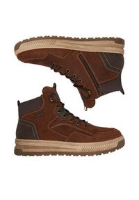 Rieker Sneakersy CEO-38554-22 Brązowy. Kolor: brązowy. Materiał: nubuk, skóra #5