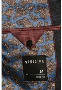 medicine - Medicine - Marynarka Night Driver. Kolor: niebieski. Materiał: materiał, wiskoza, elastan, tkanina, poliester. Styl: klasyczny #5