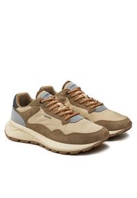 HOFF Sneakersy Nairobi II 22435603 Beżowy. Kolor: beżowy. Materiał: zamsz, skóra