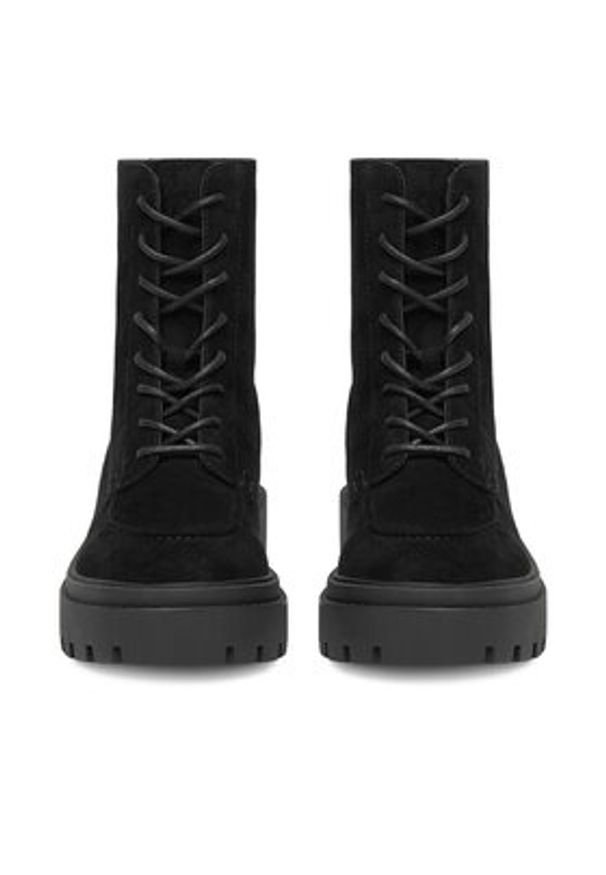 G-Star RAW - G-Star Raw Trzewiki EO-LEYLA-HY25713 Czarny. Kolor: czarny. Materiał: skóra, zamsz