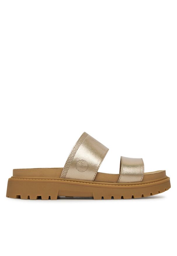 Klapki Timberland. Kolor: złoty