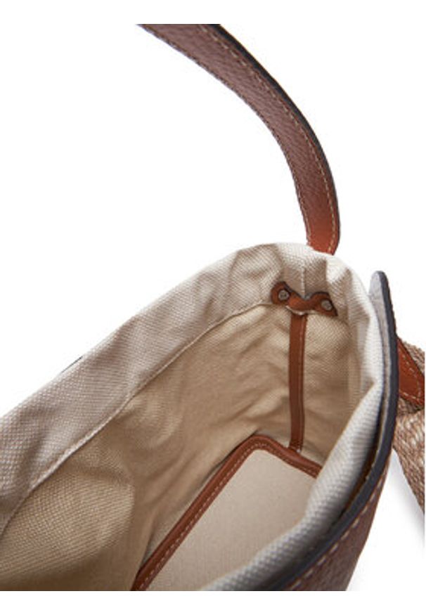 Gianni Chiarini Torebka Asia BS 11235 RNGDBL-NAETN Brązowy. Kolor: brązowy. Materiał: skórzane