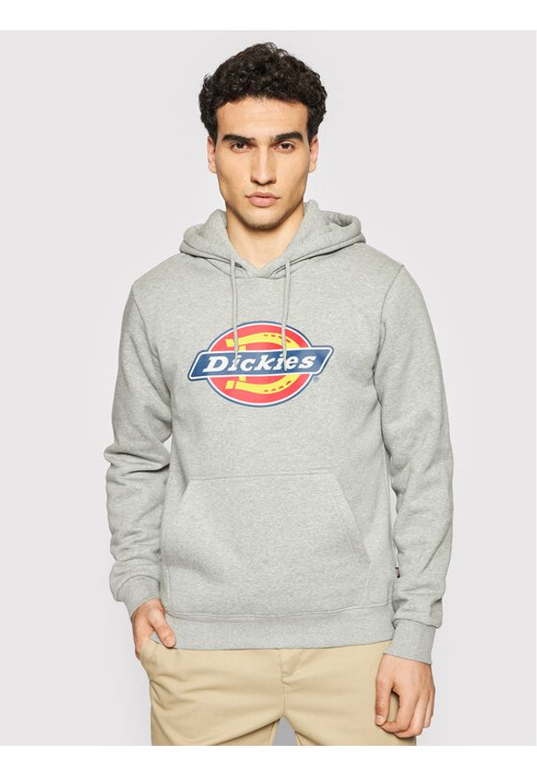 Dickies Bluza Icon Logo DK0A4XCBGYM Szary Regular Fit. Kolor: szary. Materiał: syntetyk