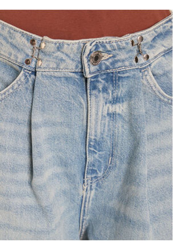 Guess Jeansy W5BA3T D0742 Niebieski Wide Leg. Kolor: niebieski