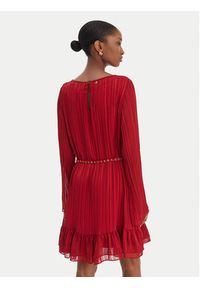 Guess Sukienka codzienna W6RK37 WJ712 Czerwony Regular Fit. Okazja: na co dzień. Kolor: czerwony. Materiał: syntetyk. Typ sukienki: proste. Styl: casual #5