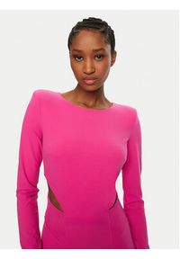 Patrizia Pepe Sukienka koktajlowa 8A1454/J129-R846 Różowy Slim Fit. Kolor: różowy. Materiał: syntetyk. Styl: wizytowy #4