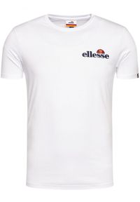 Ellesse T-Shirt Voodoo SHB06835 Biały Regular Fit. Kolor: biały. Materiał: bawełna
