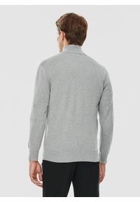 Pako Lorente - PAKO LORENTE – Szary sweter z wysoką stójką zapinaną na zamek. Typ kołnierza: kołnierzyk stójkowy. Kolor: szary. Materiał: poliamid, wiskoza. Sezon: zima, jesień #9