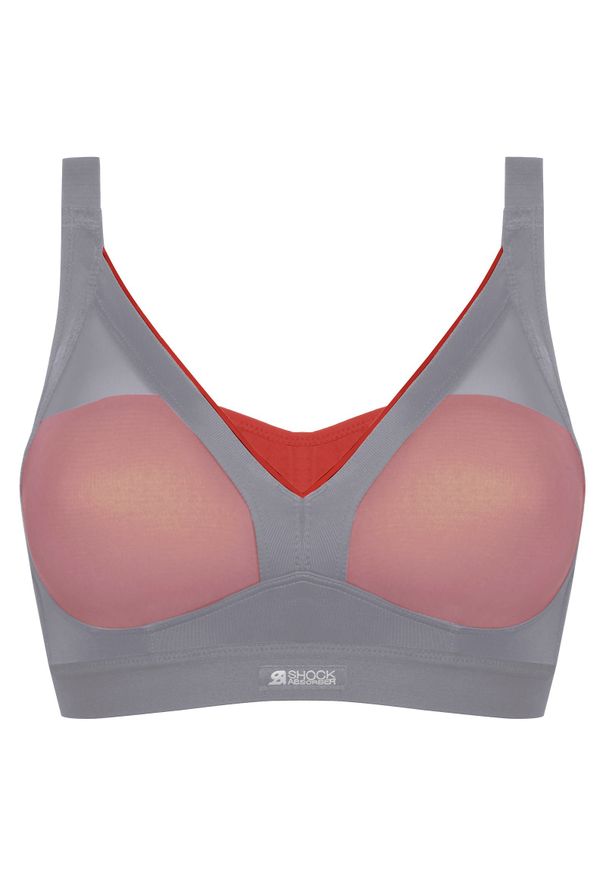 Shock Absorber - Biustonosz Shock Active Shape Support Top S015F. Materiał: materiał, elastan, syntetyk