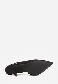 Renee - Czarne Casualowe Sandały na Szpilce Typu Slingback Lamigonia. Okazja: na co dzień. Kolor: czarny. Obcas: na szpilce. Styl: casual #8