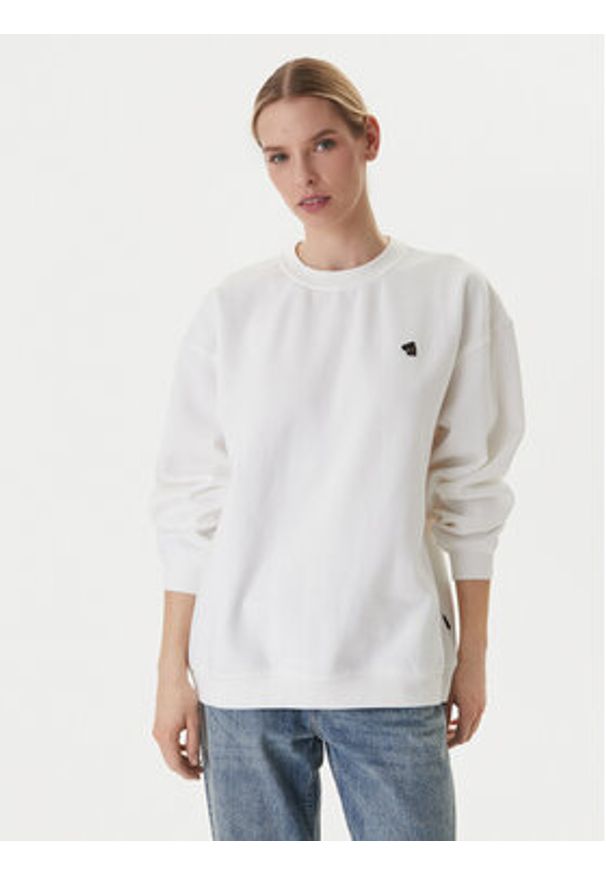 RVCA Bluza Spanky Loteria 23B463501 Biały Oversize. Kolor: biały. Materiał: bawełna