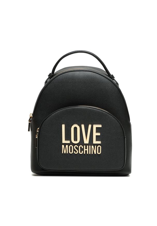 Love Moschino - Plecak LOVE MOSCHINO JC4105PP1HLI0000 Nero. Kolor: czarny. Materiał: skóra