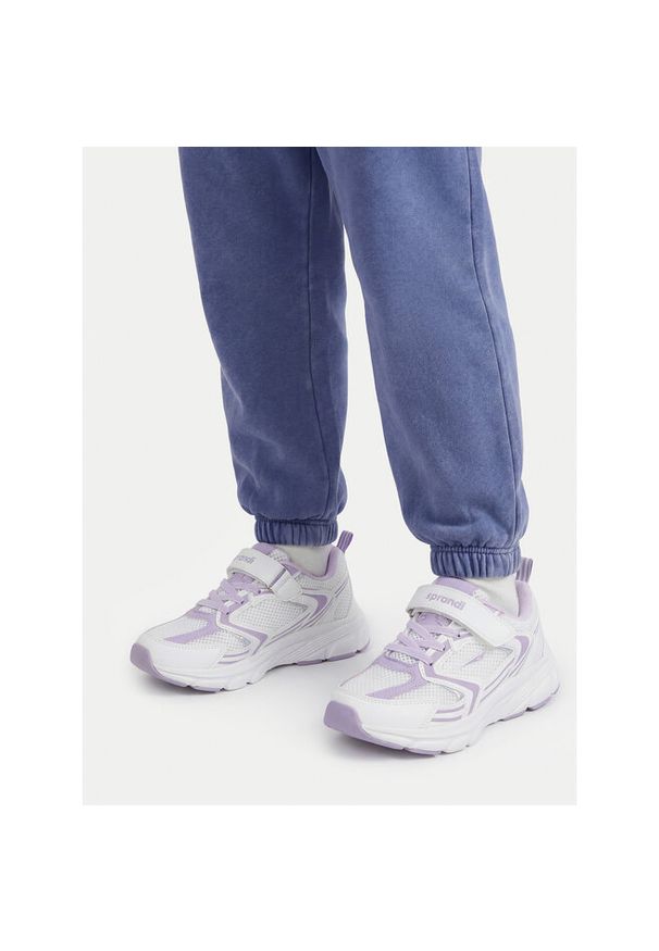 Sneakersy Sprandi. Kolor: biały