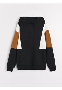 Sinsay - Bluza z kapturem - czarny. Typ kołnierza: kaptur. Kolor: czarny #1