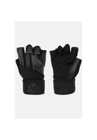 GORILLA WEAR - Dallas Wrist Owijki Gloves 2.0 - Czarny/Szary. Kolor: szary. Sport: fitness #1