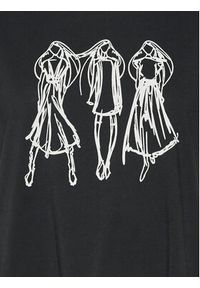 Vero Moda T-Shirt Romy 10320297 Czarny Regular Fit. Kolor: czarny. Materiał: bawełna #8