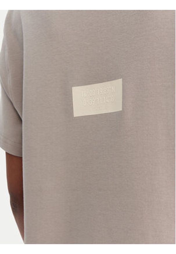 G-Star RAW - G-Star Raw T-Shirt D28730-D976 Beżowy Regular Fit. Kolor: beżowy. Materiał: bawełna