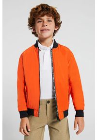 Mayoral kurtka dziecięca kolor pomarańczowy. Okazja: na co dzień. Kolor: pomarańczowy. Materiał: materiał. Wzór: gładki. Styl: casual