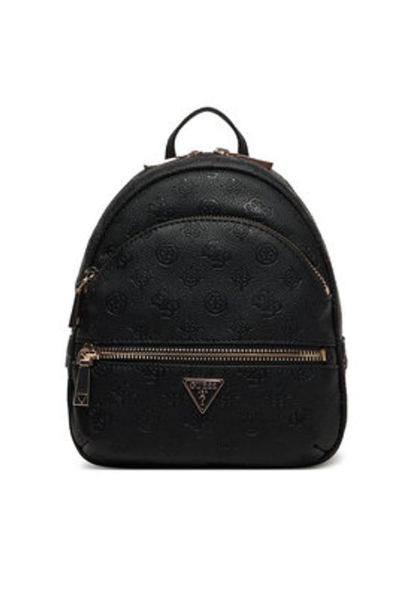 Guess Plecak HWPD71 18320 Czarny. Kolor: czarny. Materiał: skóra