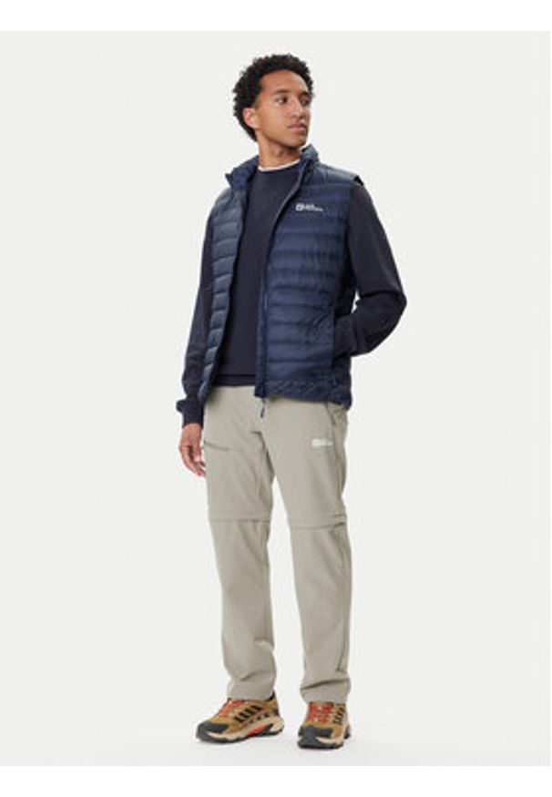 Jack Wolfskin Kamizelka Pilvi 1207711 Granatowy Regular Fit. Kolor: niebieski. Materiał: syntetyk