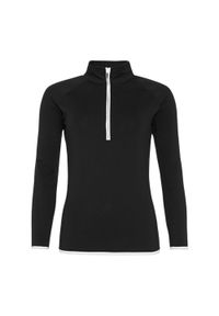 JUST COOL - Sweter Damski Z Zamkiem Błyskawicznym. Kolor: biały, wielokolorowy, czarny