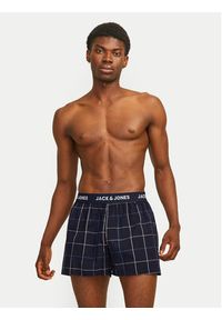 Jack & Jones - Jack&Jones Komplet 3 par bokserek Jackson 12263654 Granatowy. Kolor: niebieski. Materiał: bawełna #7